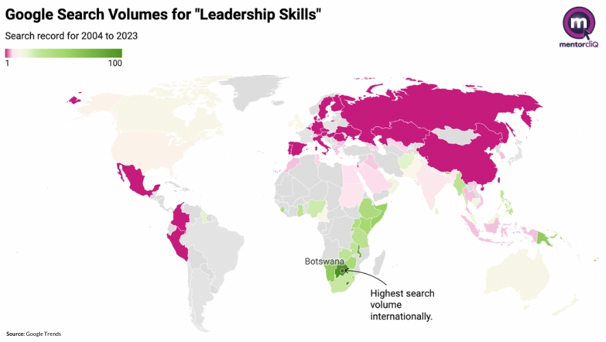 What Are Leadership Skills? (And How to Develop Them) 4 Leadership skills Google Trends search.