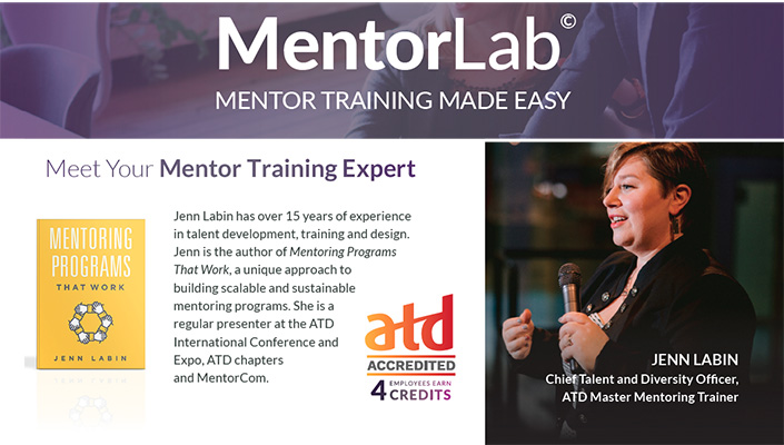 Comprehensive Mentor Training Guide: Boost Mentor Readiness 7 Image of MentorLab and Jenn Labin's book on mentoring programs and mentor training programs.