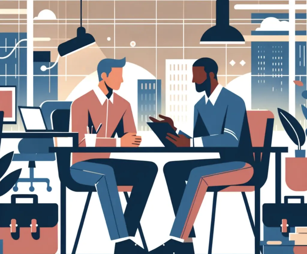 5 Stages of the Mentoring Process: A Functional Approach 3 Image of mentor and mentee building rapport within a mentoring fuction.