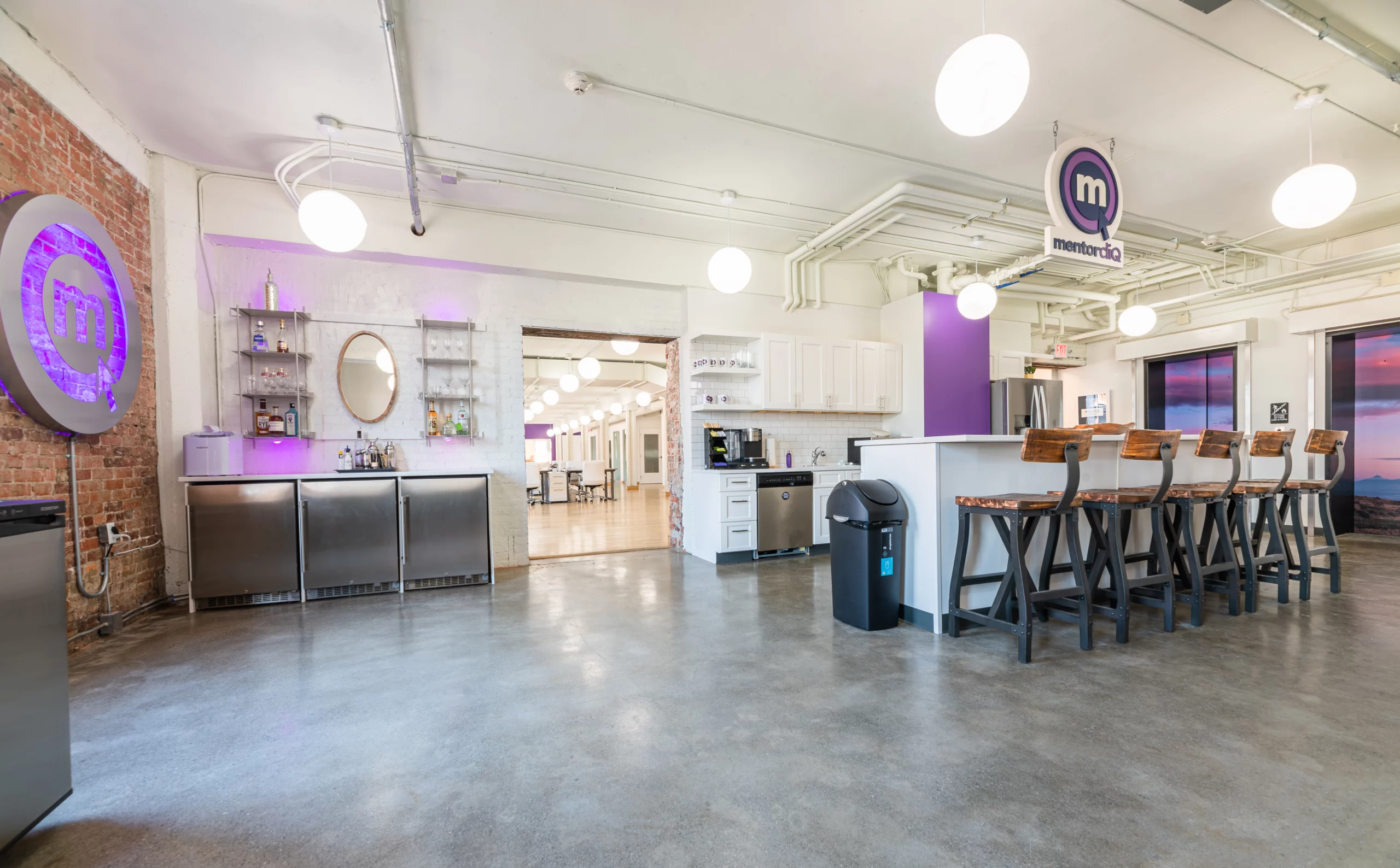 Hybrid @ MentorcliQ Through Home-Inspired Work Spaces 13 Mentorcliq kitchen