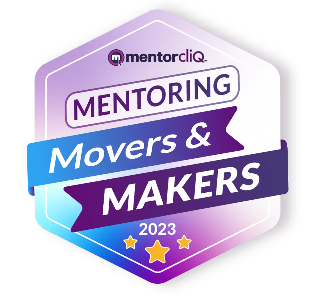 Mentoring Movers & Makers Award 2 Mentoring 22Movers Makers22 Badge 2023 1