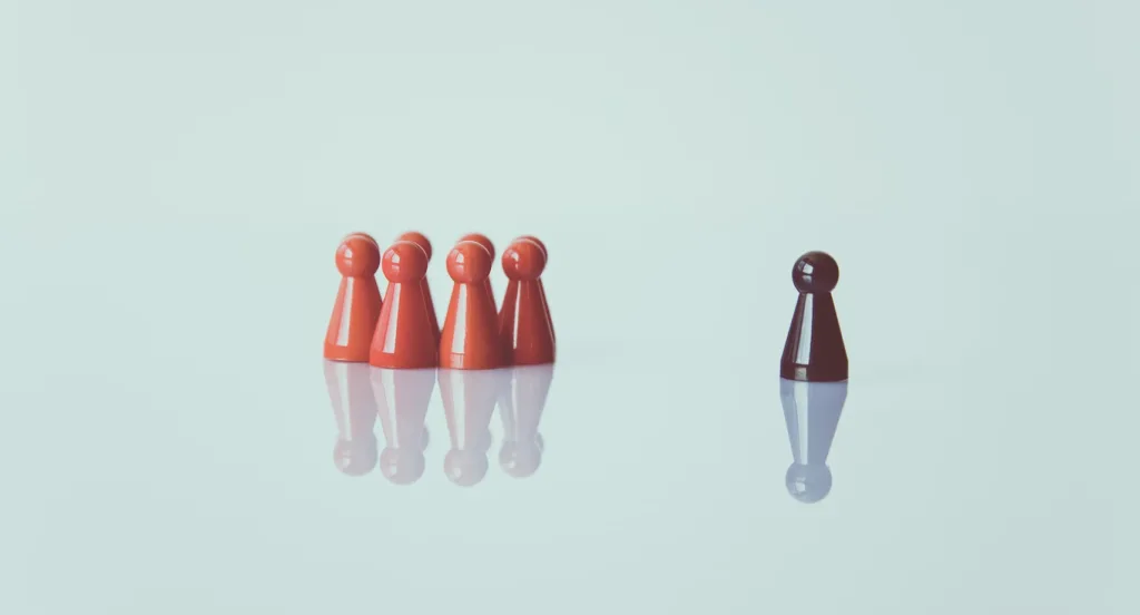 How to Set Long Term Career Goals - And Achieve Them 11 Image of pawns reflecting leadership for long term career goals.